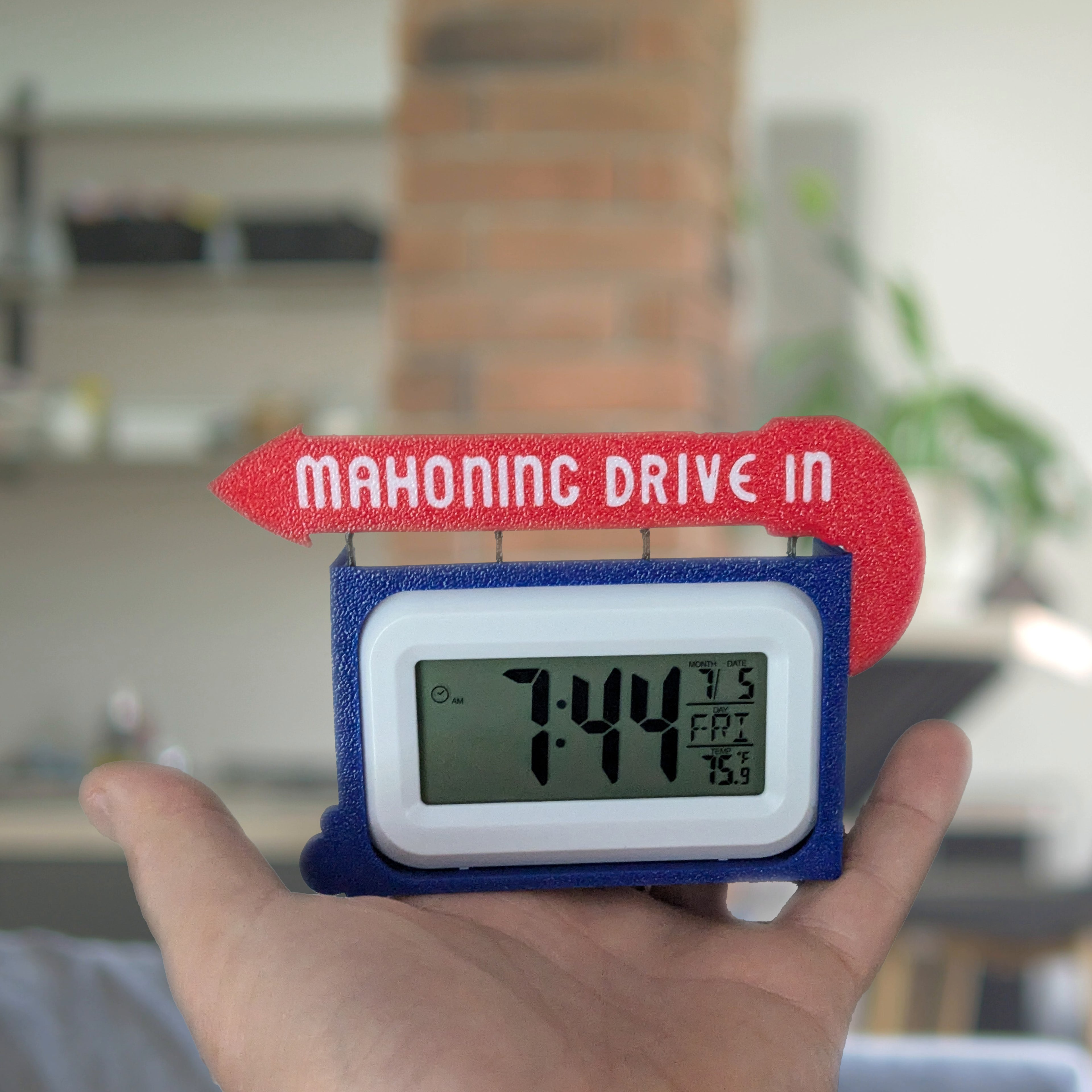 Mahoning Drive-In Marquee Clock