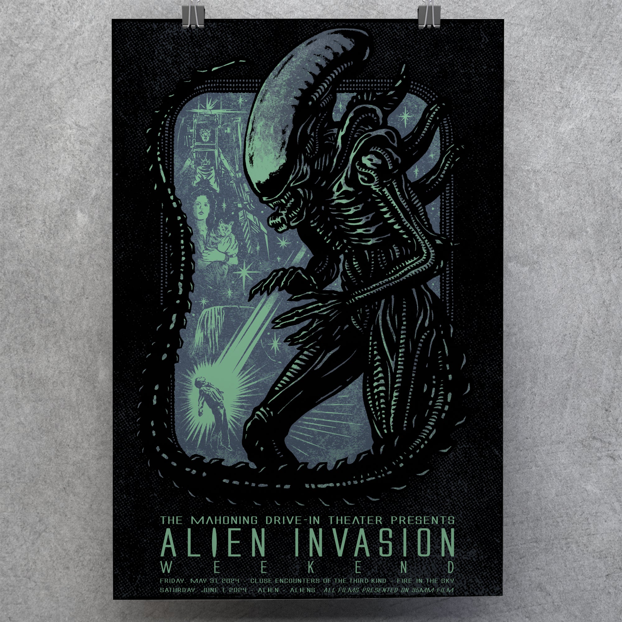 Alien Invasion weekend - 2024 Event Poster