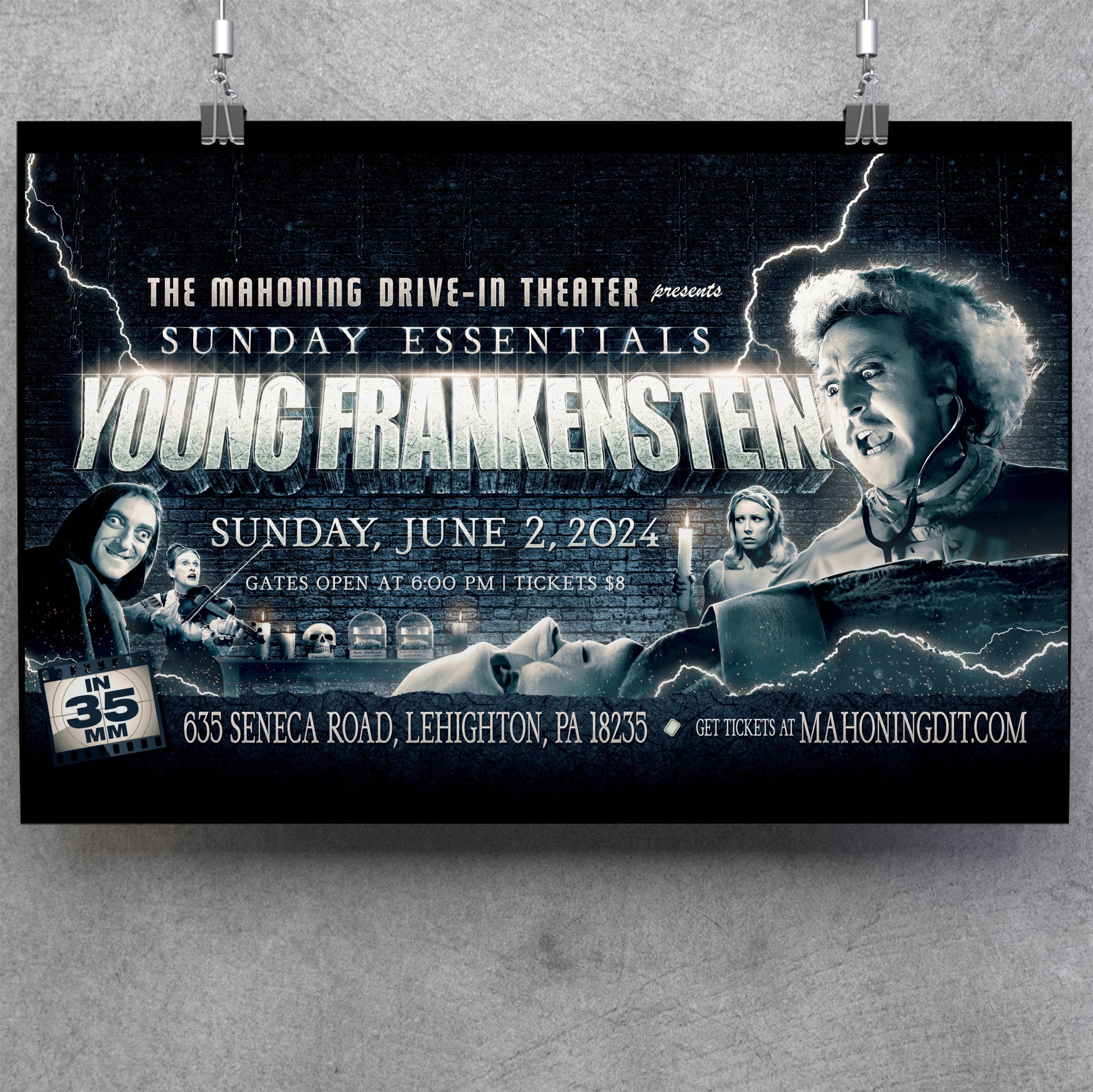 Young Frankenstein - 2024 Event Poster