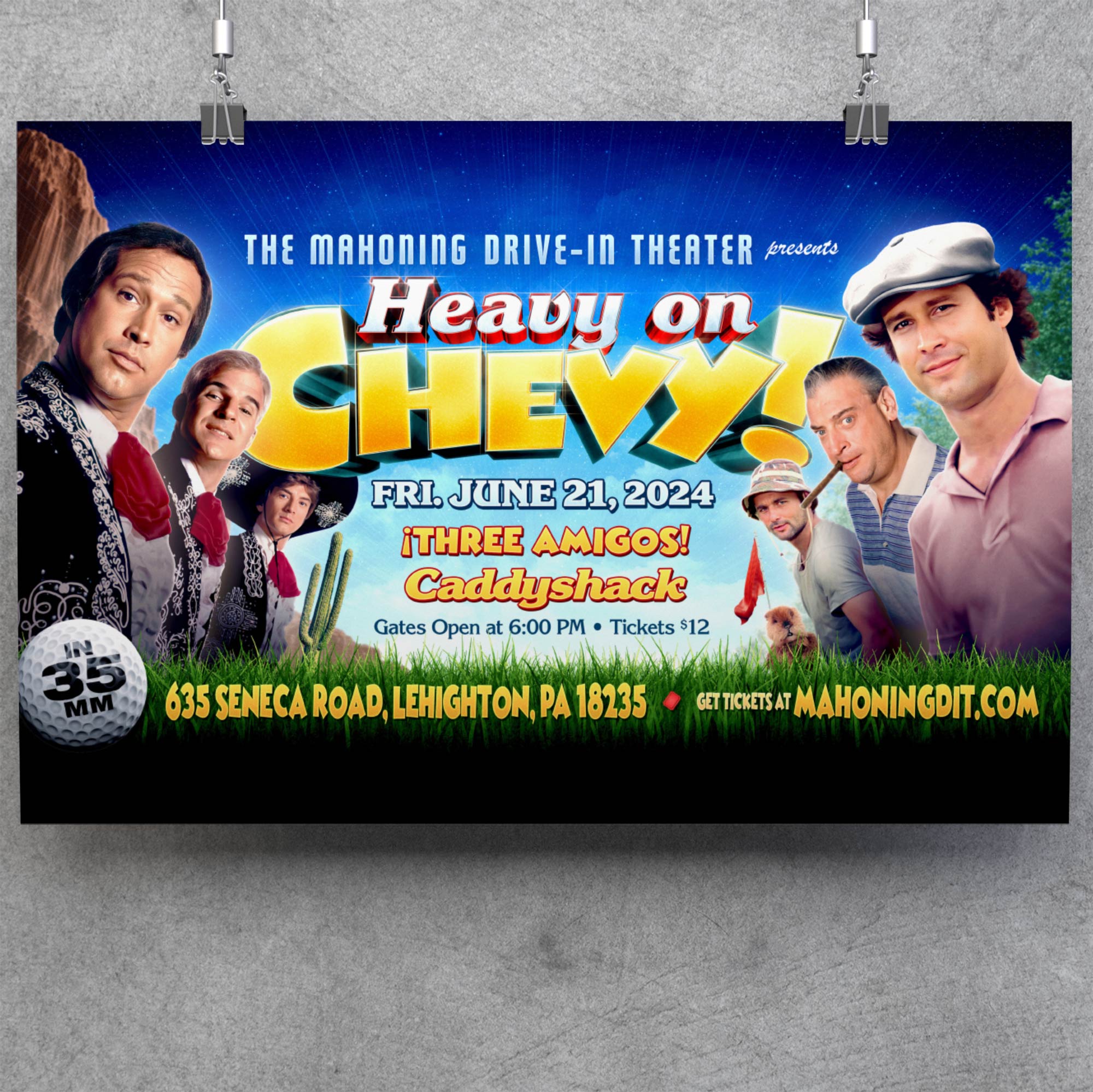 Heavy on Chevy - 2024 Event Poster