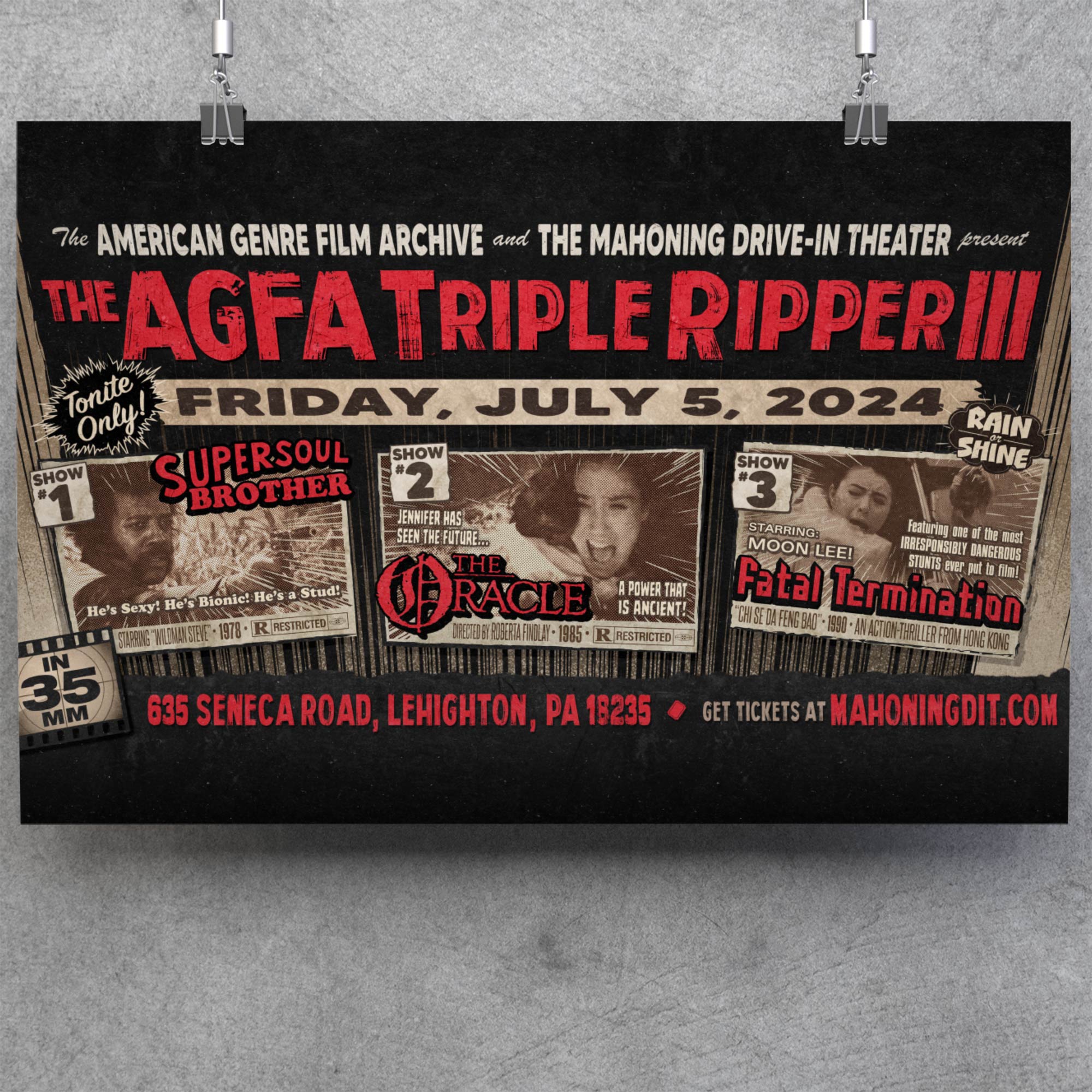 Agfa Triple Ripper - 2024 Event Poster