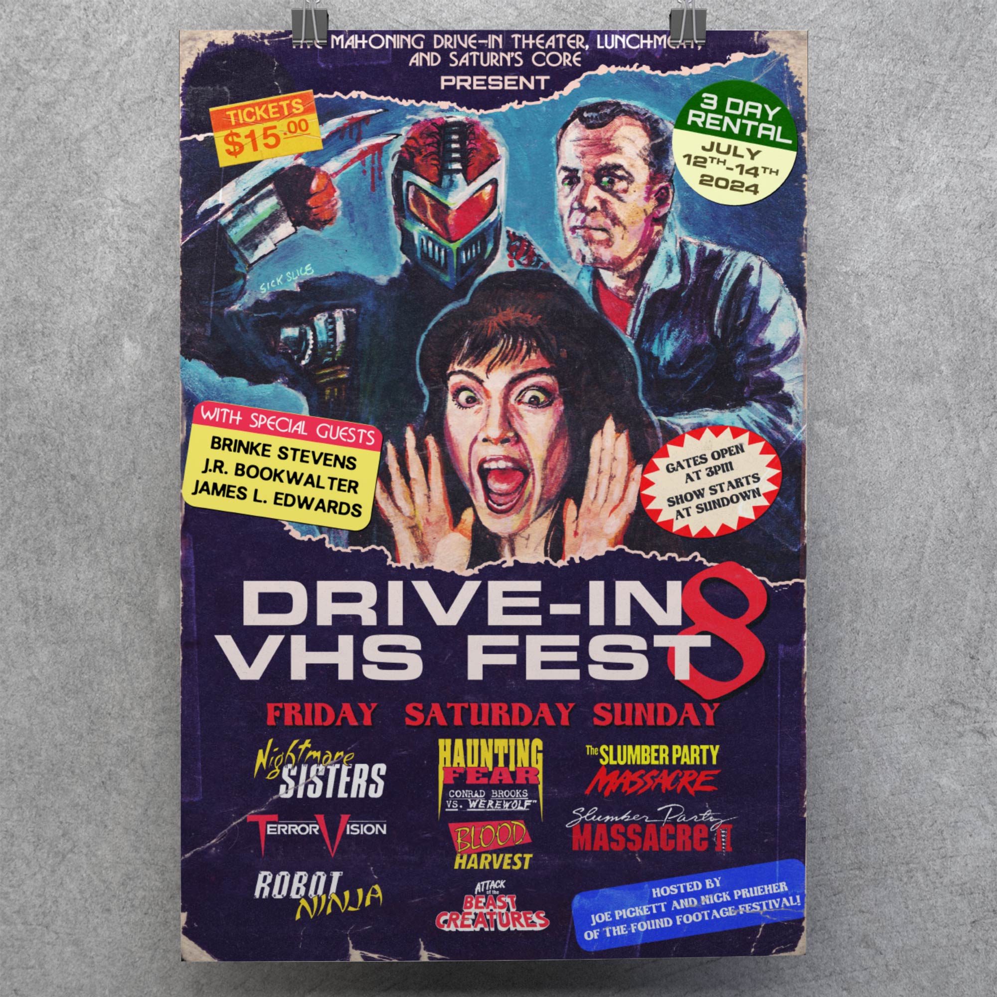 VHS FEST 8 - 2024 Event Poster