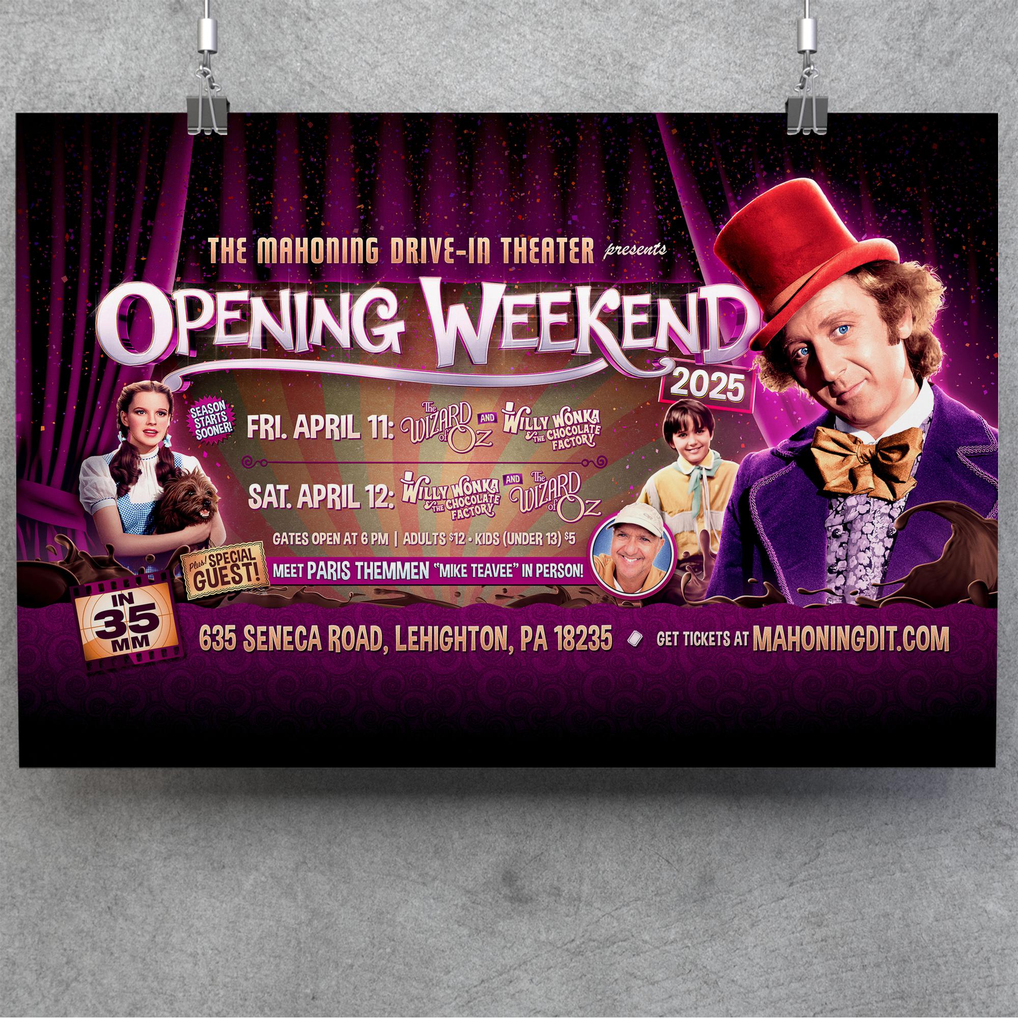 Opening Weekend - 2025 Event Poster