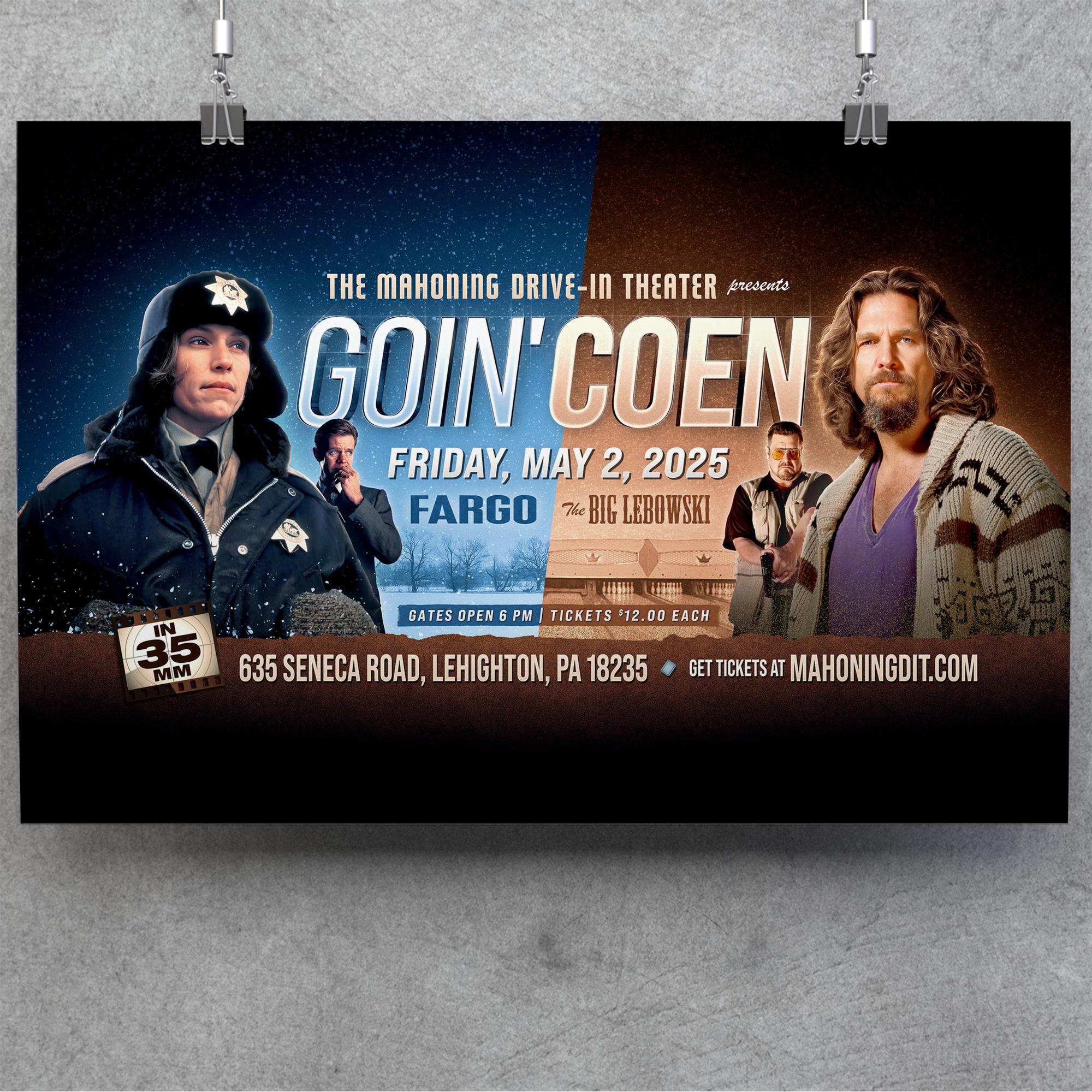 Goin' Coen - 2025 Event Poster