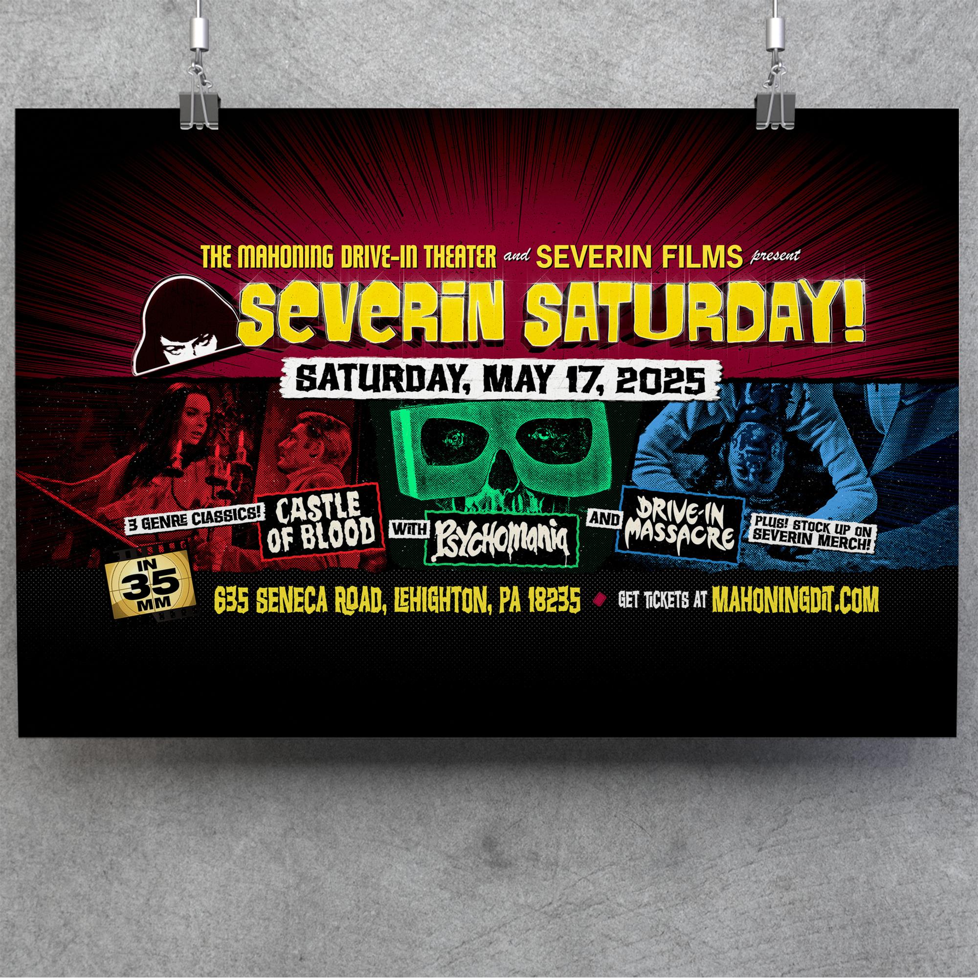 Severin Saturday - 2025 Event Poster
